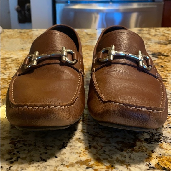 Ferragamo drivers size 14 D, milk chocolate brown main image 8